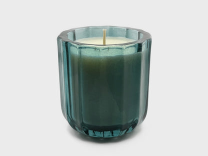 Blue soy, vegan and cruelty free mini candle (Available individually or as gift set) Candle fragrance is Frosted Spice and Ylang, perfect for the Christmas. Perfect festive candle gifts