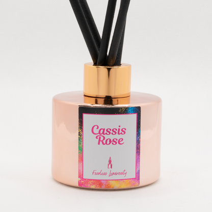 Close Up Cassis Rose Diffuser, rose gold colour