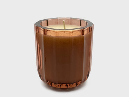 Peach soy mini candle (Available individually or as gift set) Candle fragrance is Spiced Orange. Perfect festive candle gifts